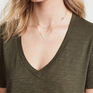 Jennifer Zeuner Jewelry Bianca Small Necklace Gold